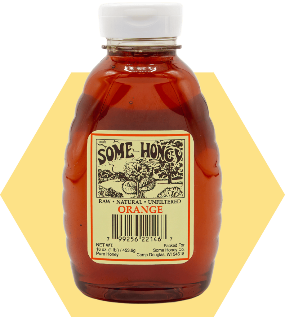 16 oz bottle of Orange Honey
