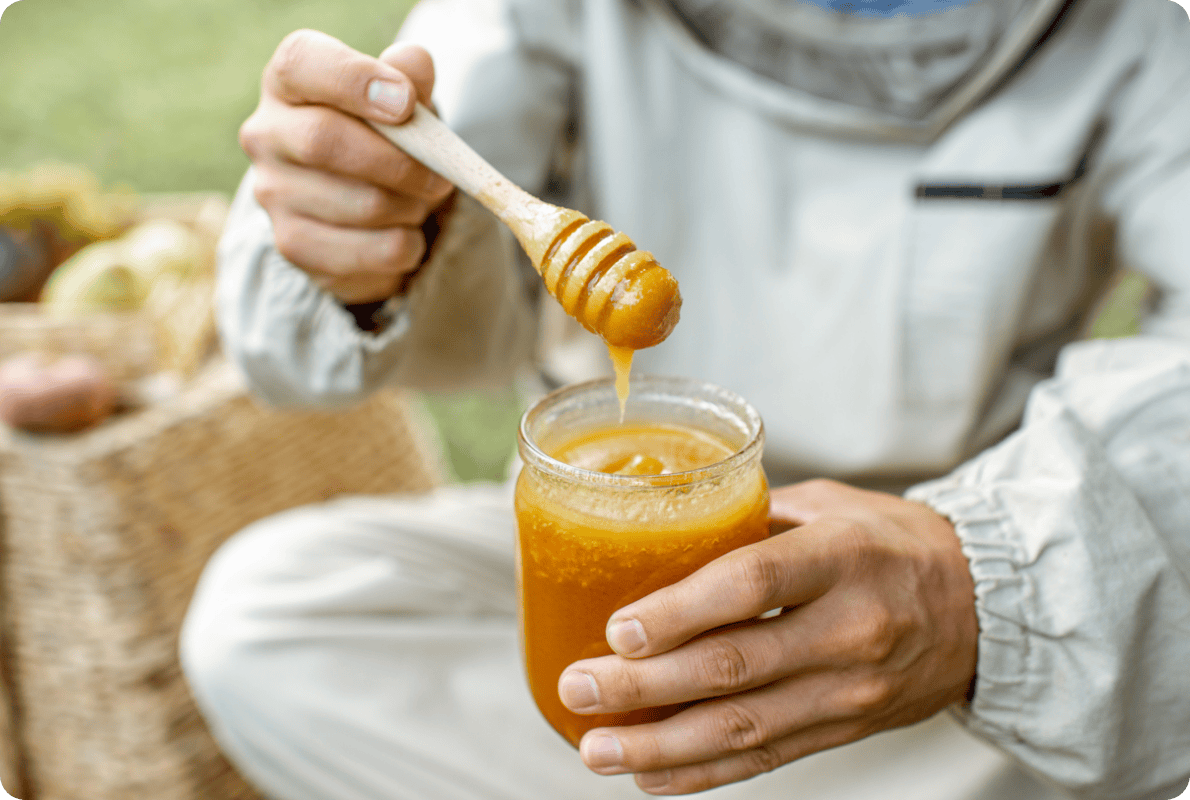 Our Process Raw Unfiltered Grade A Honey Some Honey