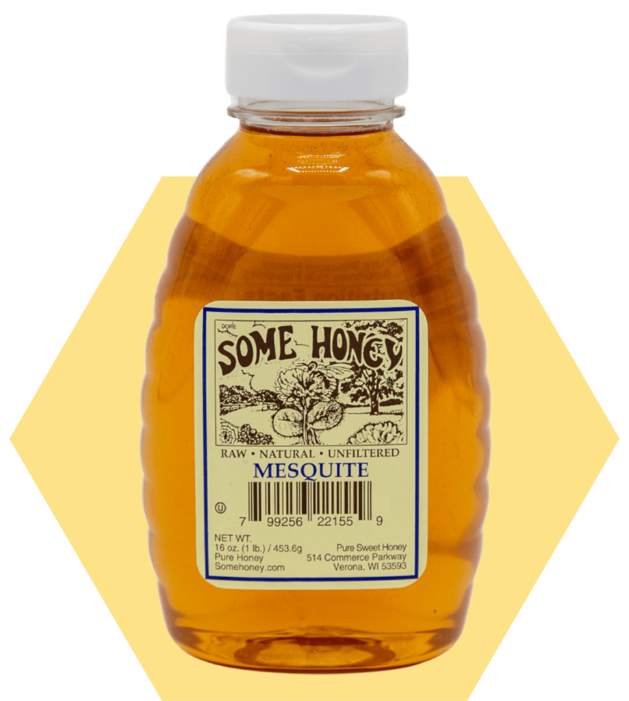 16 oz bottle of Mesquite Honey