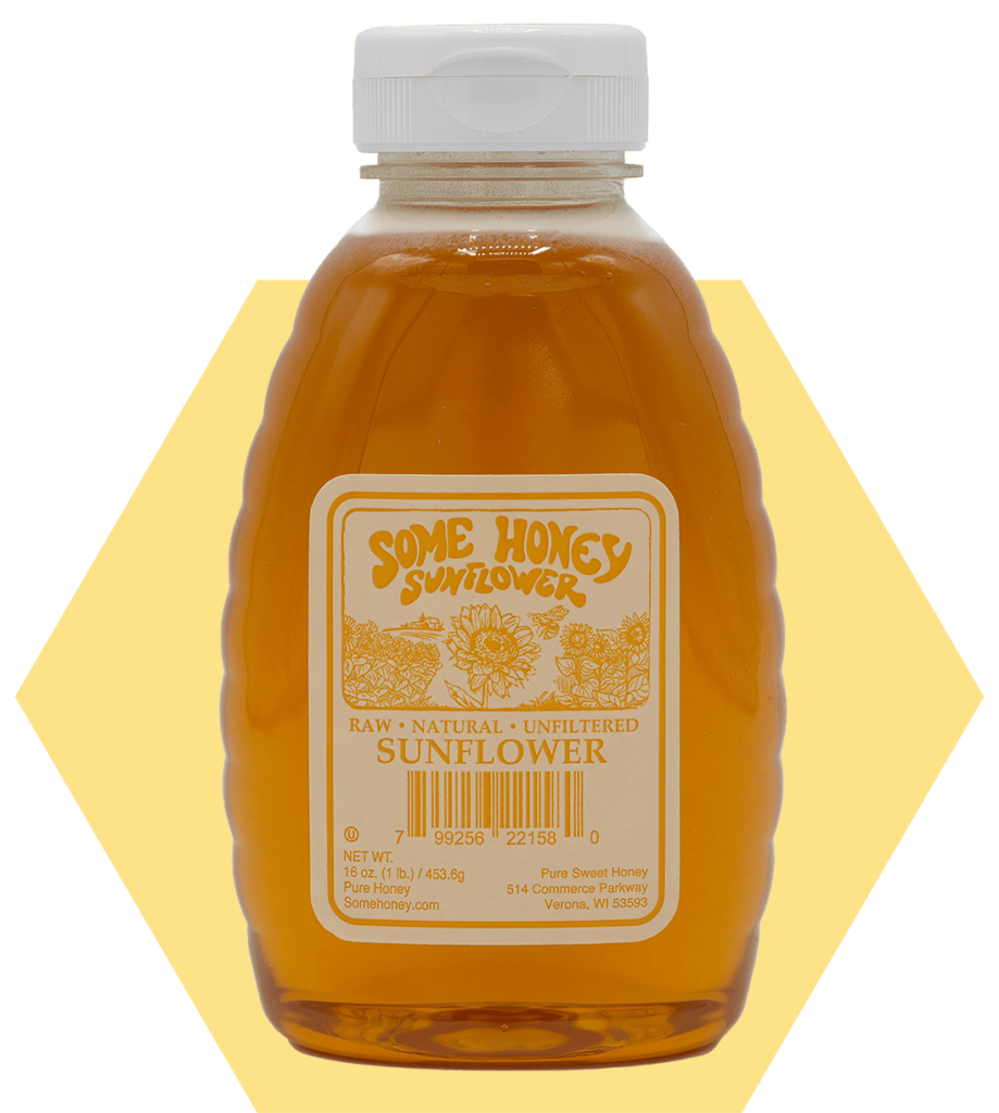 16 oz bottle of Sunflower Honey